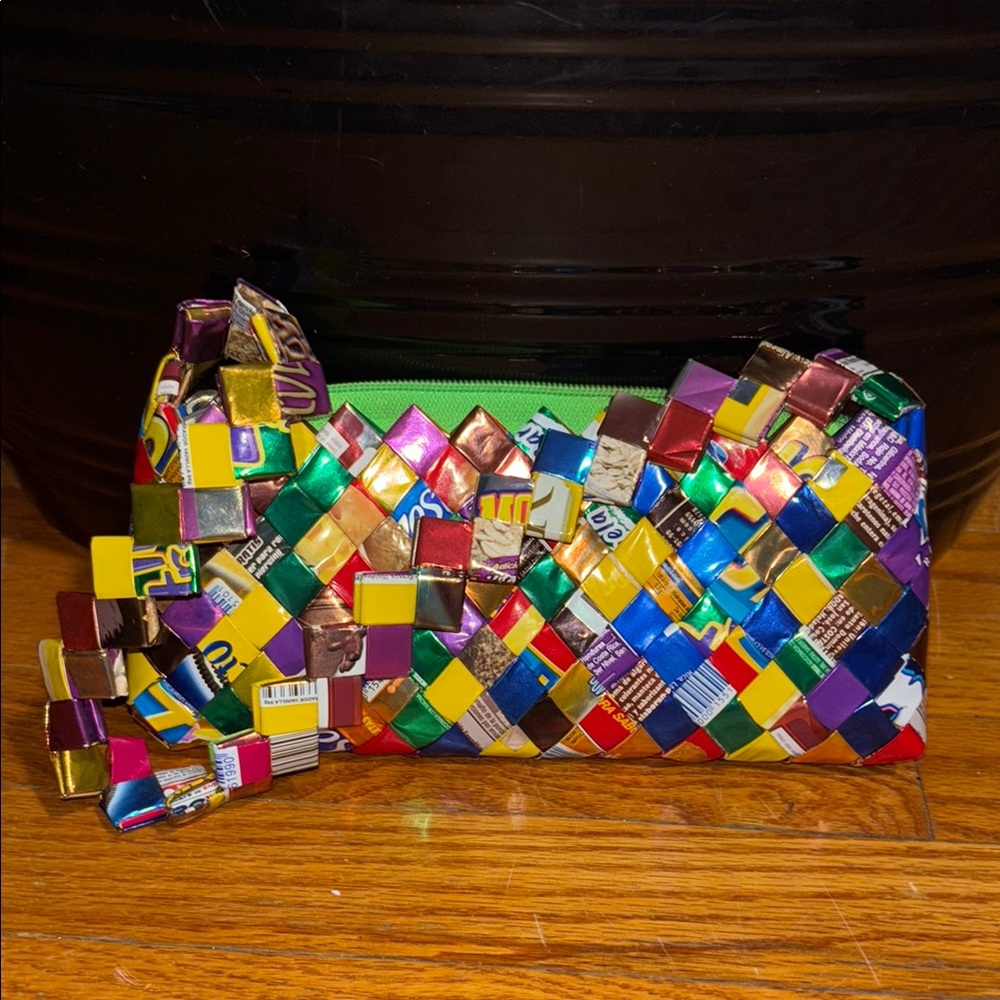 Y2K candy wrapper purse